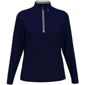 Original Penguin Women's Clubhouse Mock Tneck Pullover, Size XL, Caviar (Black)